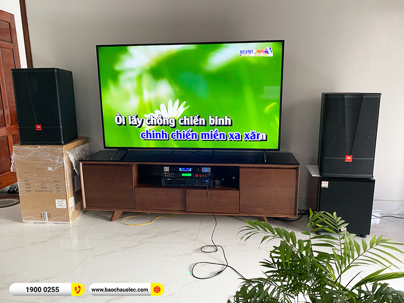 Lắp đặt dàn karaoke trị giá hơn 50 triệu cho chú Kỳ tại Hải Phòng (JBL CV1570, VM820A, BPR-5600, SW815, BJ-U500)