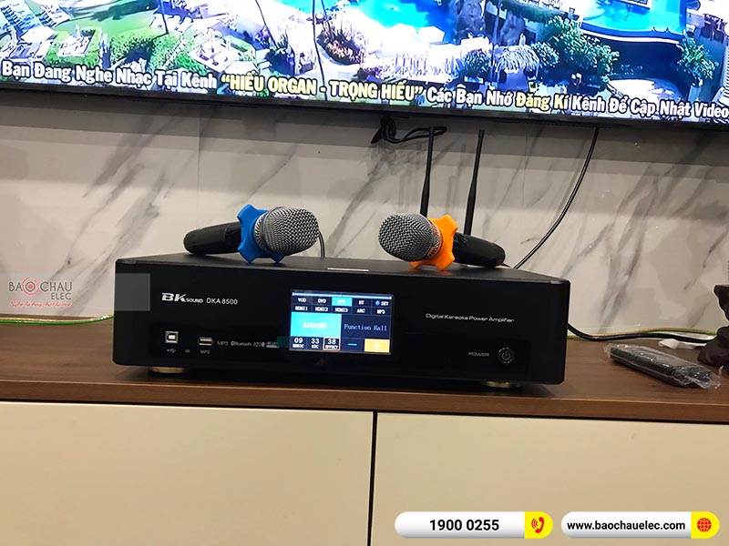 Dàn karaoke gia đình anh Cương 