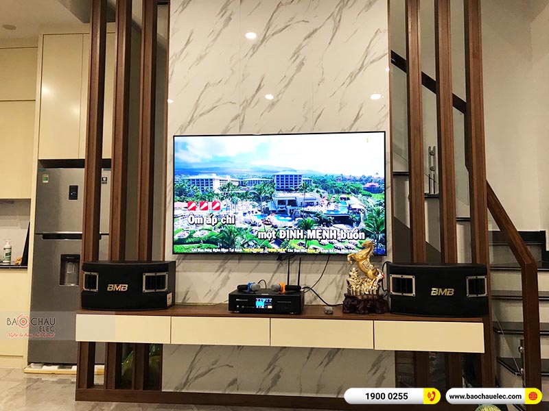 Dàn karaoke gia đình anh Cương