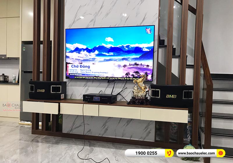 Dàn karaoke gia đình anh Cương 