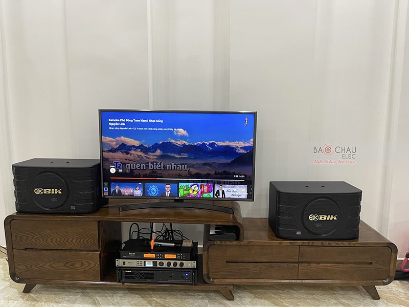 Lắp đặt dàn karaoke gia đình anh Đăng tại Hải Phòng 