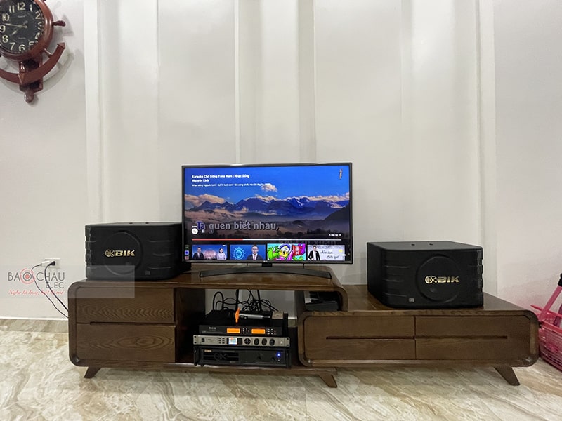 Lắp đặt dàn karaoke gia đình anh Đăng tại Hải Phòng 