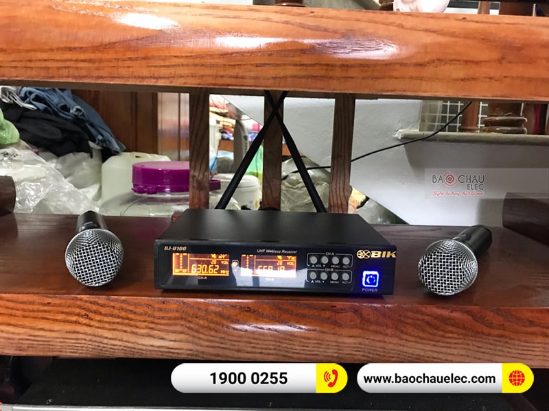 Dàn karaoke gia đình anh Nguyên