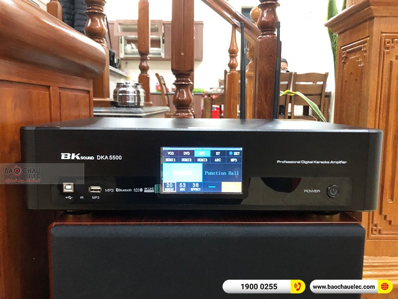 Lắp đặt dàn karaoke gia đình anh Phong