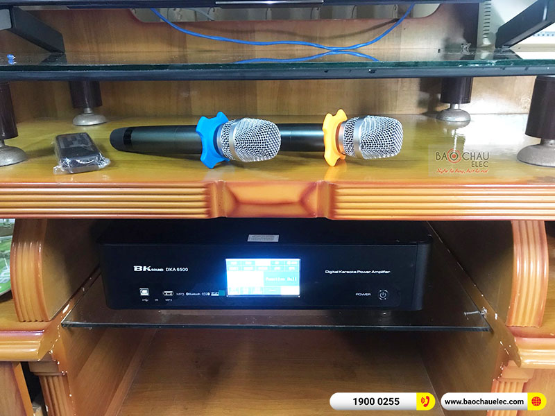 Lắp đặt dàn karaoke gia đình anh Phương
