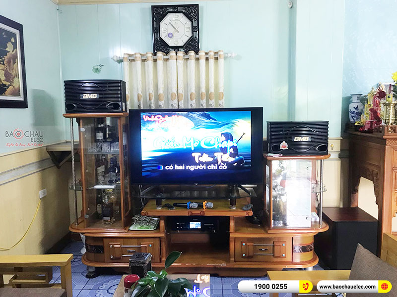 Lắp đặt dàn karaoke gia đình anh Phương