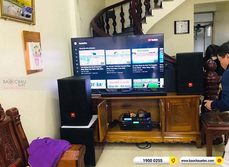Dàn karaoke gia đình anh Sơn
