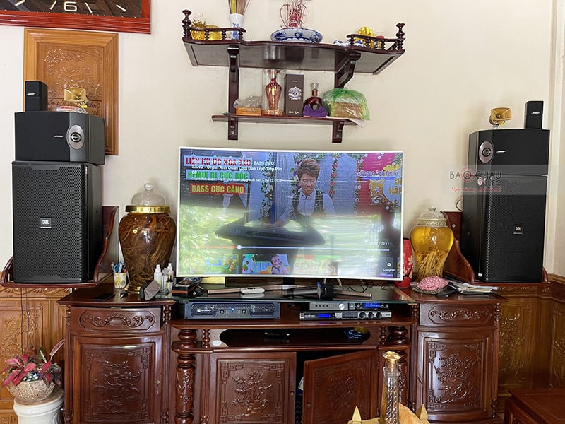 Lắp đặt dàn karaoke gia đình anh Thông tại Quảng Ninh
