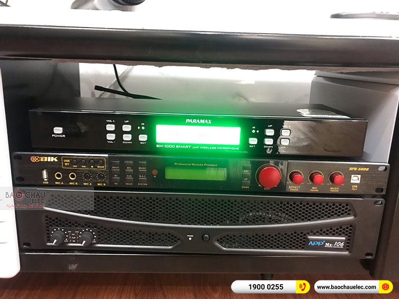 Dàn karaoke gia đình anh Tuấn