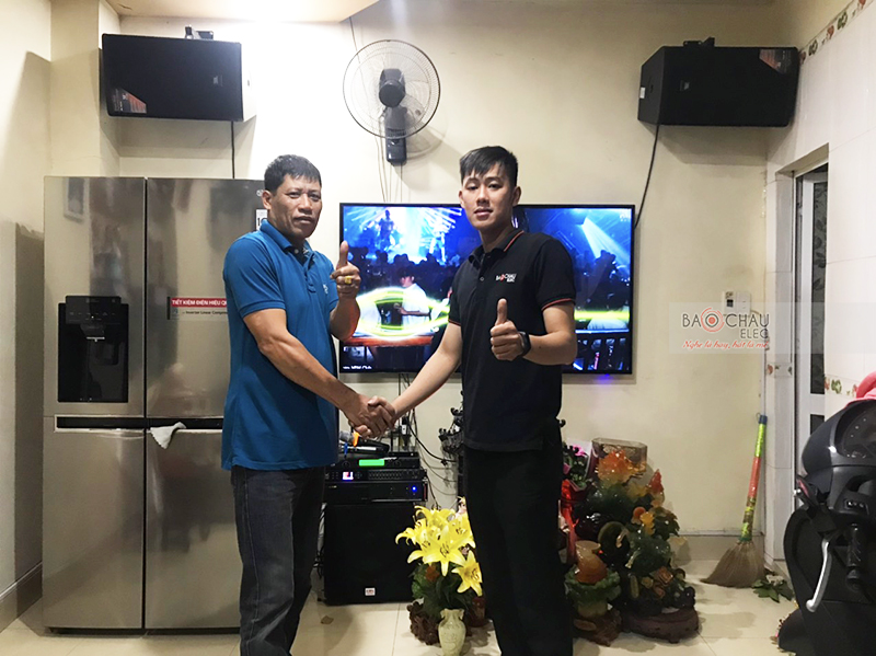 Dàn karaoke gia đình chị Linh h4