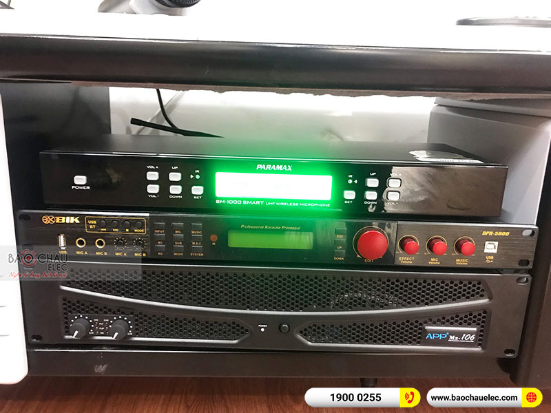 dàn karaoke gia đình chị Nhàn tại Hải Phòng