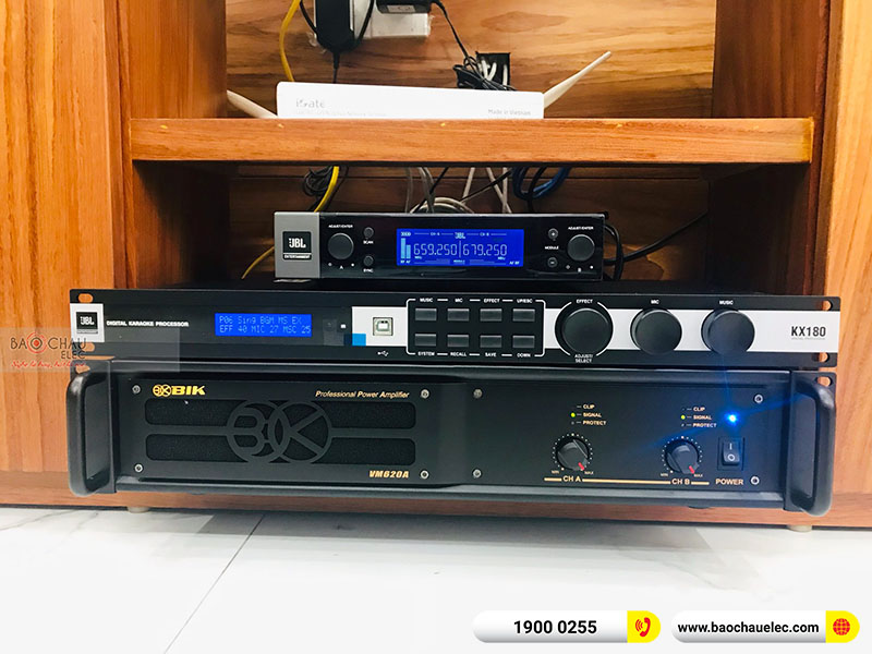 Lắp đặt dàn karaoke gia đình chị Thủy