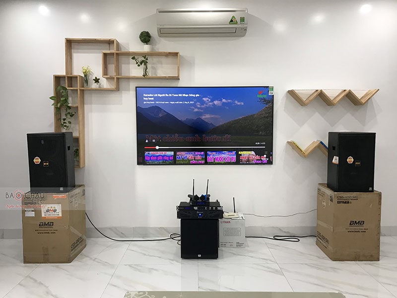 Lắp đặt d&agrave;n karaoke ch&uacute; Giang tại Hải Ph&ograve;ng