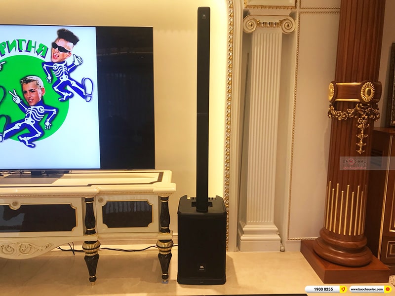 Lắp đặt dàn karaoke, loa JBL di động trị giá khoảng 100 triệu cho chị Hà tại Hải Phòng