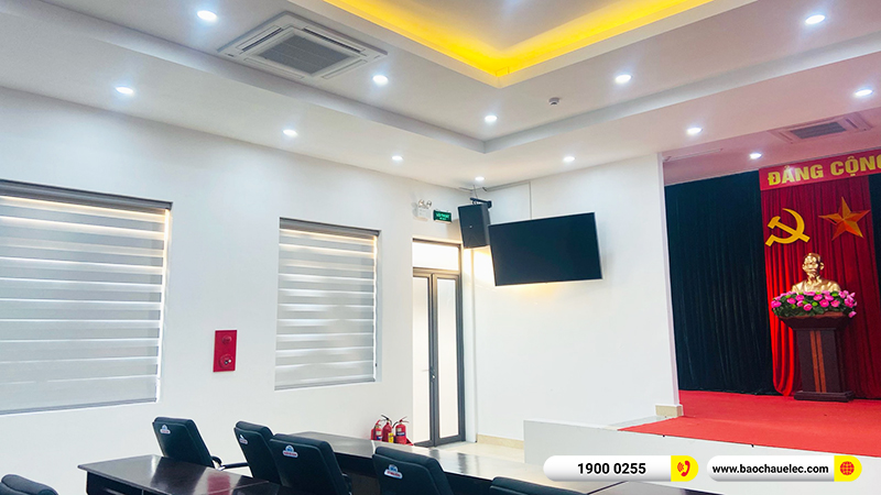 Lắp đặt dàn âm thanh hội trường cho công ty thông tin điện tử hàng hải Việt Nam (Alto AT2000II, VM620A, VM840A, X5 Plus, Alto Live 802,...)