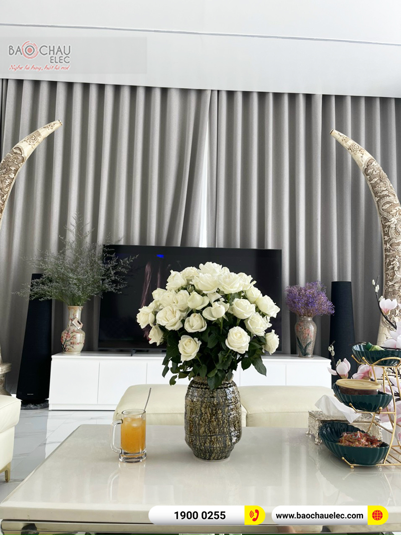 Lắp đặt loa nghe nhạc Harman Kardon Citation Tower anh Dũng tại Khánh Hòa