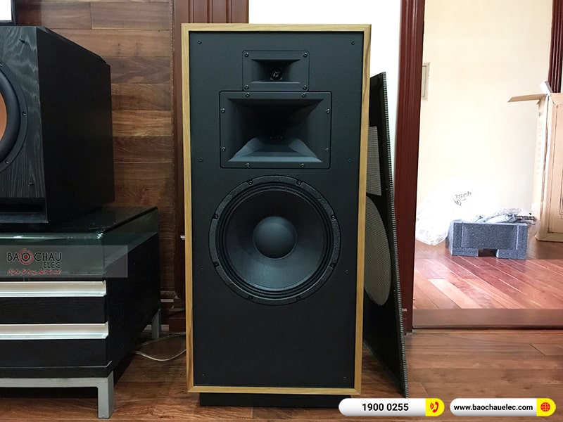 Nâng cấp, lắp đặt Loa Klipsch Forte IV cho gia đình chú Trung tại Hải Phòng