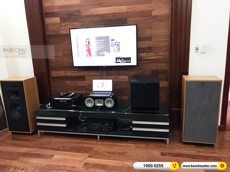 Nâng cấp, lắp đặt Loa Klipsch Forte IV cho gia đình chú Trung tại Hải Phòng