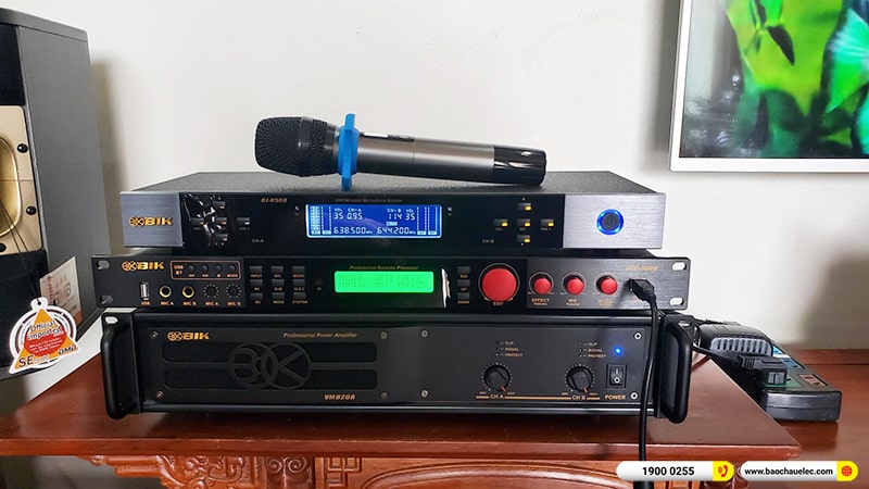 Lắp đặt dàn karaoke trị giá hơn 40 triệu cho anh Khoa tại Hòa Bình (BMB CSV 900SE, VM820A, BPR-5600, BIK BJ-U500)