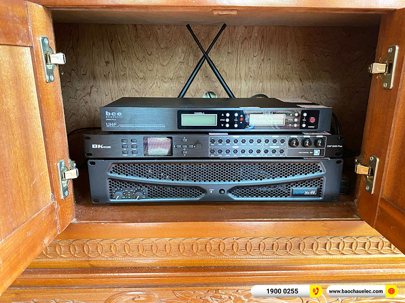 Lắp đặt dàn karaoke trị giá khoảng 20 triệu cho anh Sơn tại Hòa Bình (BIK BJ-S668, APP MZ46, DSP-9000 Plus, U900 Plus Ver 2)