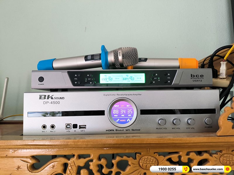 Lắp đặt dàn karaoke trị giá khoảng 40 triệu cho anh Tuấn tại Hòa Bình (JBL MTS10, BKSound DP4500, SW512, BCE UGX12)