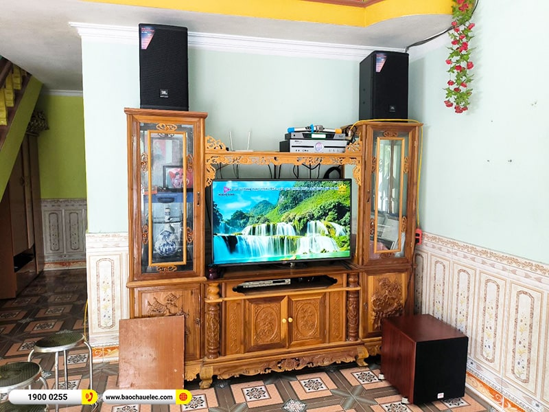 Lắp đặt dàn karaoke trị giá khoảng 40 triệu cho anh Tuấn tại Hòa Bình (JBL MTS10, BKSound DP4500, SW512, BCE UGX12)