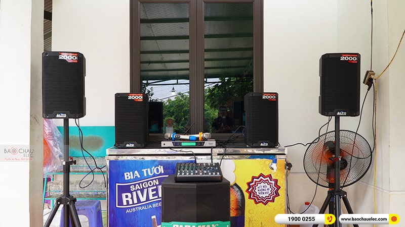 Lắp đặt dàn karaoke trị giá hơn 40 triệu đồng cho anh Đoán tại Hòa Bình