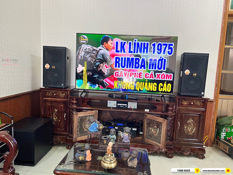 Lắp đặt d&agrave;n karaoke trị gi&aacute; gần 60 triệu cho anh Hiểu tại H&ograve;a B&igrave;nh