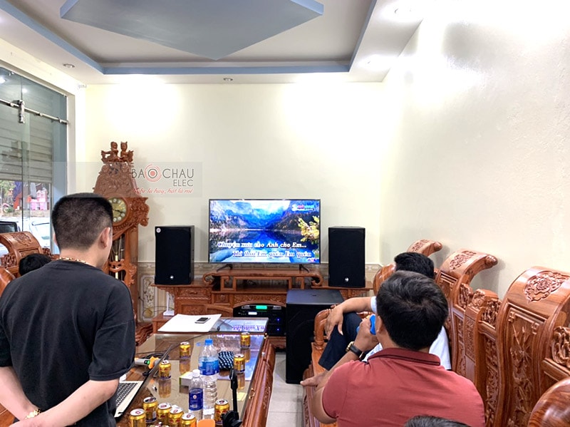 dàn karaoke cao cấp của gia đình anh Hồng h4