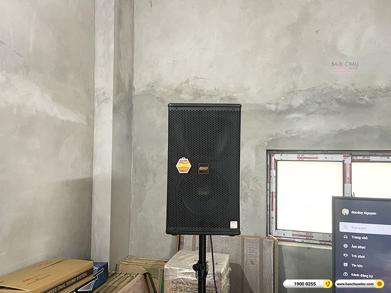 Lắp đặt dàn karaoke trị giá gần 50 triệu cho anh Thụ tại Hòa Bình