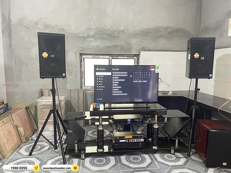 Lắp đặt dàn karaoke trị giá gần 50 triệu cho anh Thụ tại Hòa Bình