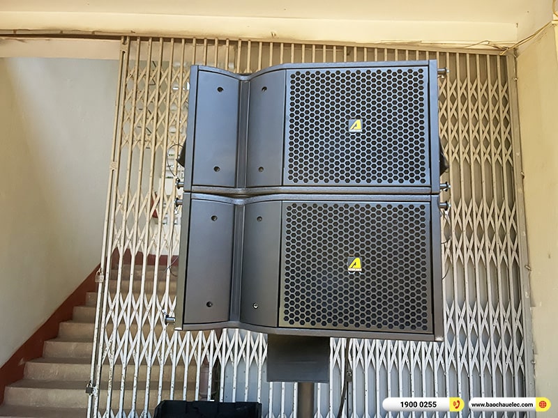 Lắp đặt dàn Line Array Actpro sự kiện hơn 112tr cho Trường THPT Lạc Sơn tại Hòa Bình (Actpro A2 Suit Neo, KP500, TS-18A8000,…) 