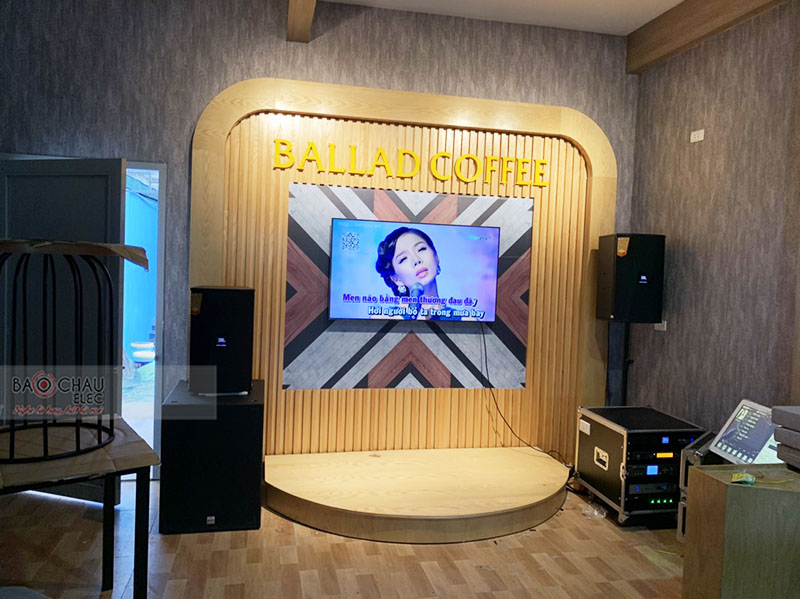 Lắp đặt hệ thống âm thanh quán Cafe Ballad tại TP Hòa Bình
