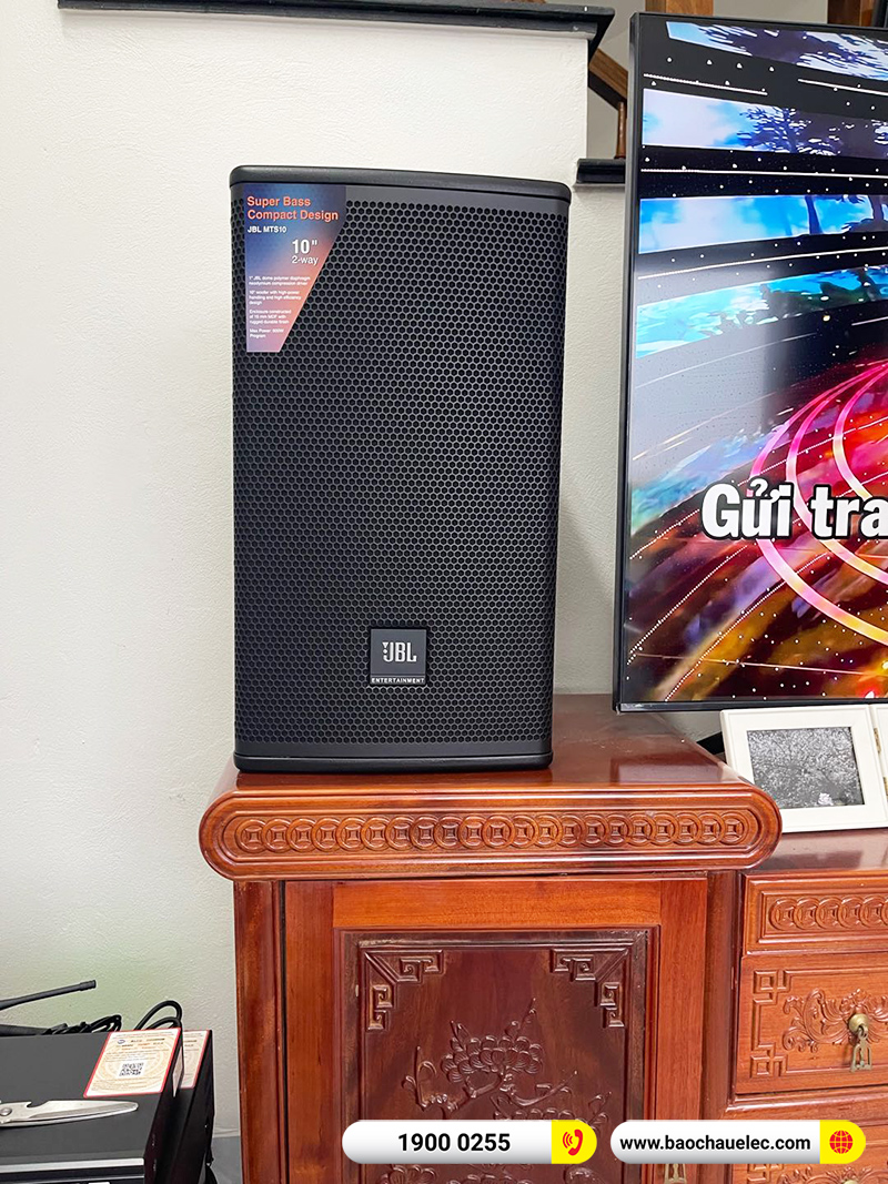 Lắp đặt dàn karaoke trị giá 33tr cho anh Lâm tại Hưng Yên (JBL MTS10, BKSound DP3600 New, SW512C, U900 Plus X)