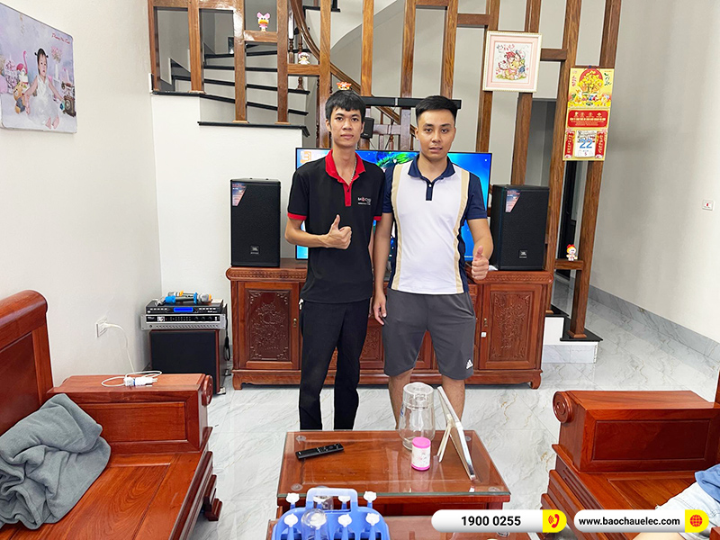 Lắp đặt dàn karaoke trị giá 33tr cho anh Lâm tại Hưng Yên (JBL MTS10, BKSound DP3600 New, SW512C, U900 Plus X)