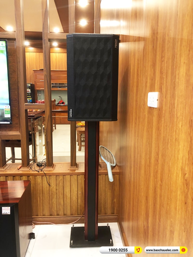 Lắp đặt dàn karaoke trị giá hơn 40 triệu cho anh Mẫn tại Hưng Yên (Denon DP-R312, VM620A, X6 Luxury, SW612C, UGX12 Plus)