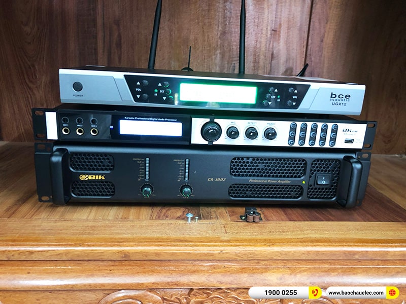 Lắp đặt dàn karaoke Alto gần 40tr cho anh Tâm tại Hưng Yên (Alto BLS12+, CA-J602, X6 Luxury, SW612C, BCE UGX12)