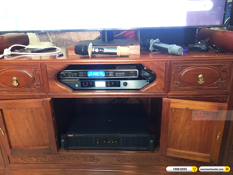 Lắp đặt dàn karaoke trị giá hơn 80 triệu cho anh Thắng tại Hưng Yên (BMB CSS 1212SE, BMB DAD 950, BMB KSP-50, JBL A120P, BMB WB-5000)