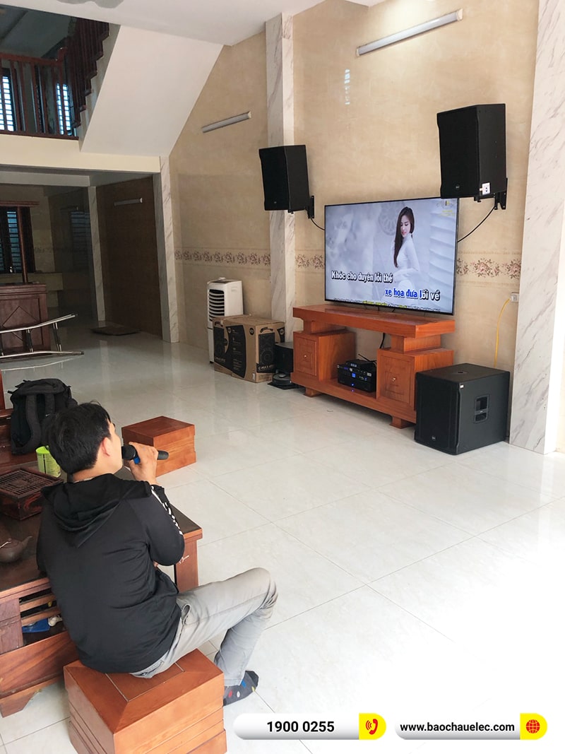 Lắp đặt dàn karaoke RCF hơn 130tr cho anh Thuật tại Hưng Yên (RCF CMAX 4112, IPS 2.5K, KX180A, 705AS II, VM300,…) 