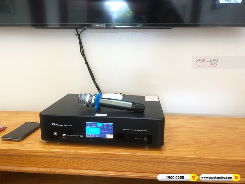 Lắp đặt dàn karaoke trị giá gần 50 triệu cho anh Tiến tại Hưng Yên (JBL MTS12, DKA BKSound 8500, BKSound SW612B) 