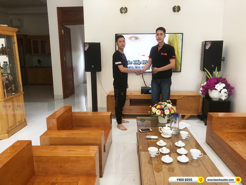 Lắp đặt dàn karaoke trị giá gần 50 triệu cho anh Tiến tại Hưng Yên (JBL MTS12, DKA BKSound 8500, BKSound SW612B) 