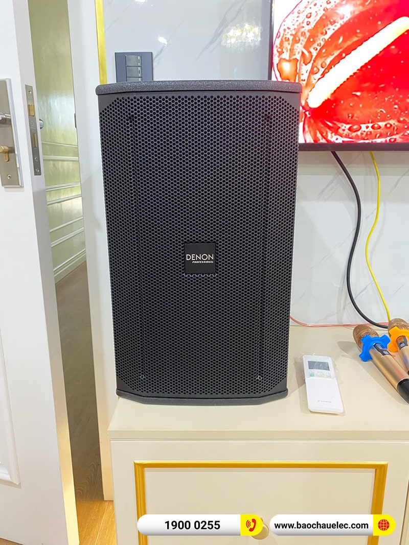 Lắp đặt dàn karaoke trị giá hơn 50 triệu cho chị Liên tại Hưng Yên (Denon DN510, VM420A, X5 Plus, JBL A100P, UGX12 Gold, 4K Plus 4TB, Màn 22inch)