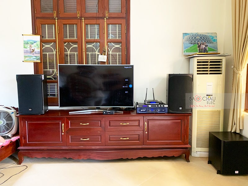Lắp đặt dàn karaoke gia đình chú Dậu tại Hưng Yên