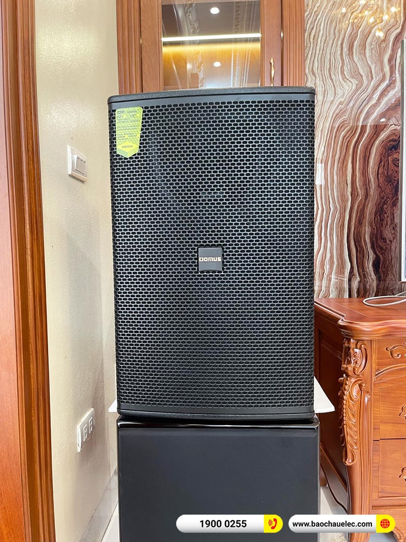 Lắp đặt dàn karaoke trị giá gần 50 triệu cho cô Đủ tại Hưng Yên (Domus DP6150, APP MZ106, X6 Luxury, SW815, UGX12 Gold) 