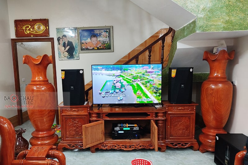 Lắp đặt dàn karaoke gia đình anh Diện tại Hưng Yên