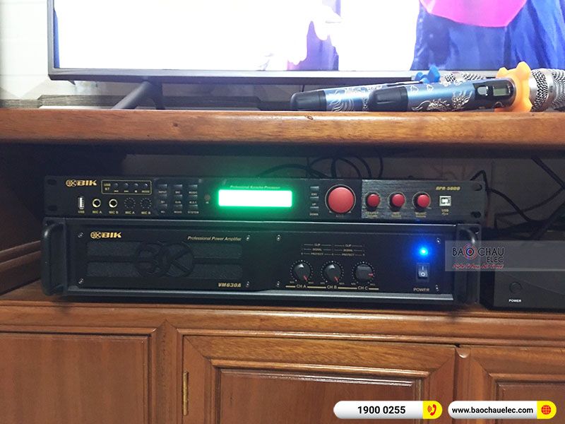 Lắp đặt dàn karaoke anh Mạnh tại Hưng Yên