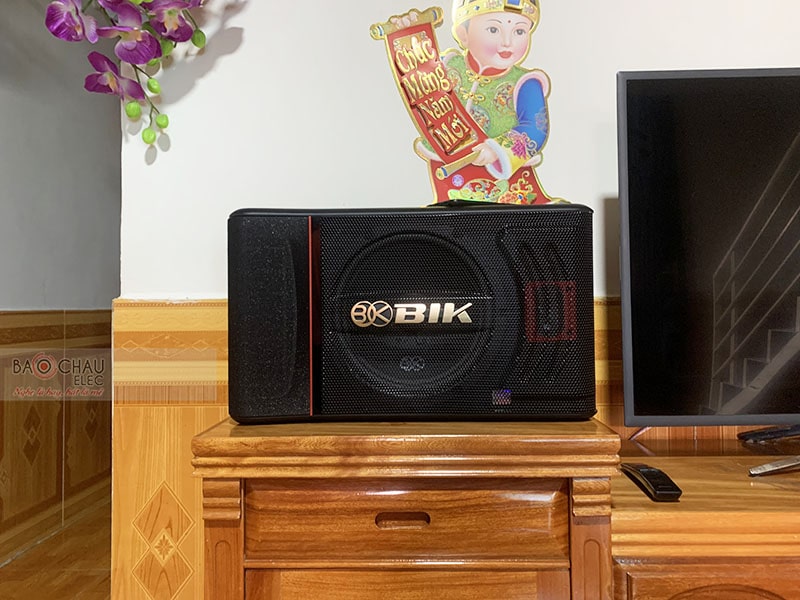 Lắp đặt dàn karaoke gia đình anh Phi tại Hưng Yên (BIK BJ-S886II, BKSound DKA-6500, SW512C)