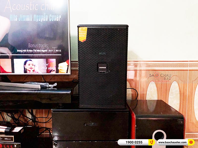 Dàn karaoke gia đình anh Thái