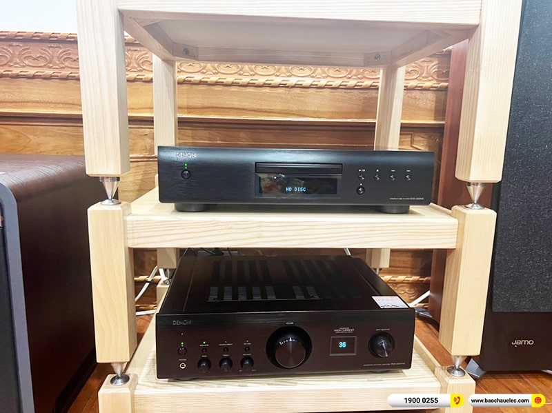 Lắp đặt dàn nghe nhạc trị giá hơn 50 triệu cho anh Sơn tại Hưng Yên (Jamo C95II, PMA-900HNE, DCD-600NE, Polk Audio HTS12) 