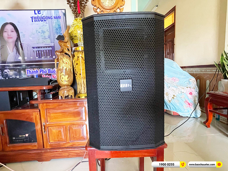 Lắp đặt dàn karaoke trị giá gần 50 triệu cho anh Van tại Kiên Giang (BIK BSP 412II, VM820A, BKSound KP600, Sub-15W, UGX12 Gold)